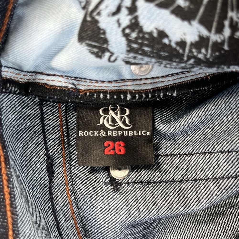 Rock & Republic Kasandra boot cut new without tag Women (26/30X33) lowrise Jeans - Picture 11 of 16